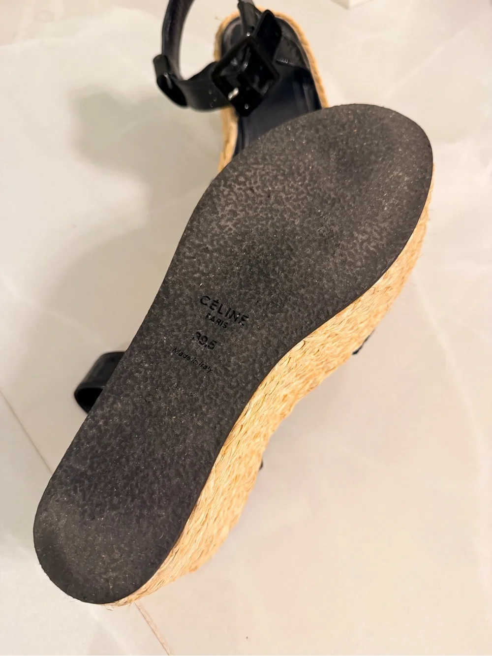 Celine platform espadrilles navy/black phoebe philo era 2014 39.5 EUC $800